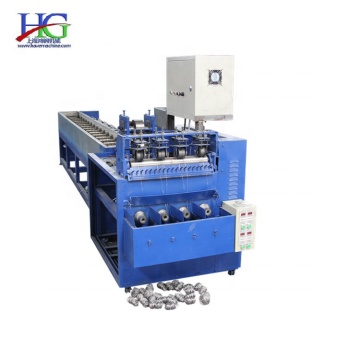 Household Cleaning Ball Scourer Machine - 0.2Mm 410 Stainless Steel Scourer Making Machine