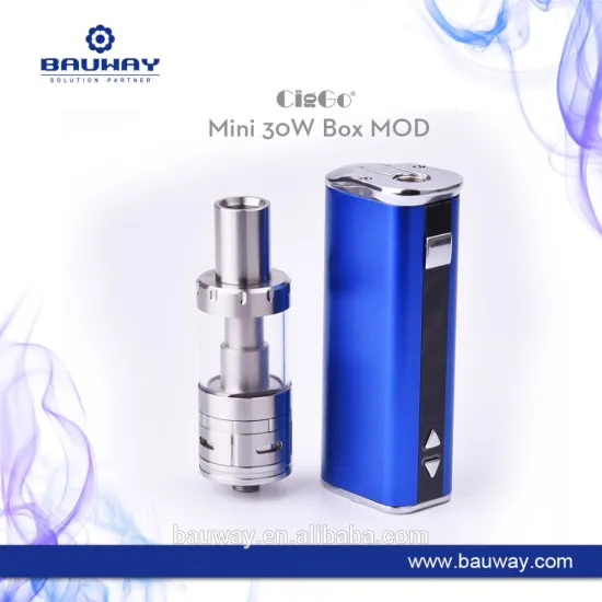 2017 Best selling 18650 batteries box mod CigGo mini 30W vape mod get free samples