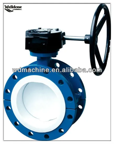 Triple Eccentric Flange Butterfly Valve / Double flange eccentric butterfly valve