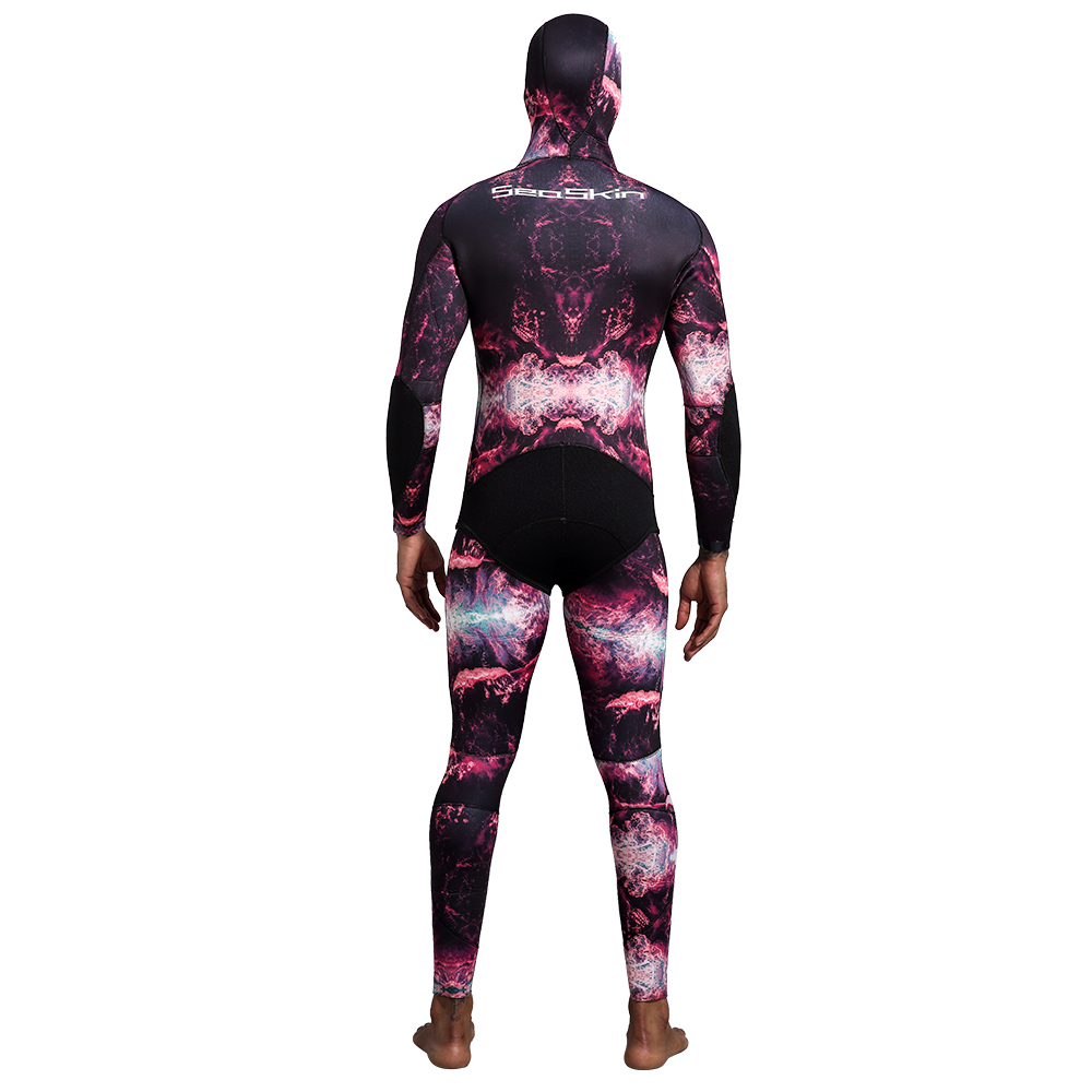 Wetsuits de mergulho de duas peças para homem