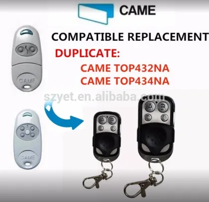 433.92mhz learning code CAME duplicator remote control for gate YET003