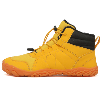 Large Size Anti-Slip Plush Fluffy Waterproof Snow Boots for Men