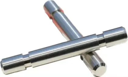 Embossed shafts and roller shafts