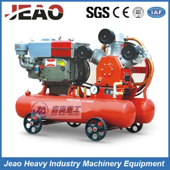 20 HP Diesel Mobile Mining Piston Air Compressor for Sale