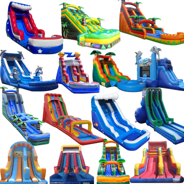Große Dual Lane Marmor Water Slide aufblasbar für Pool - Erschwingliche Preise