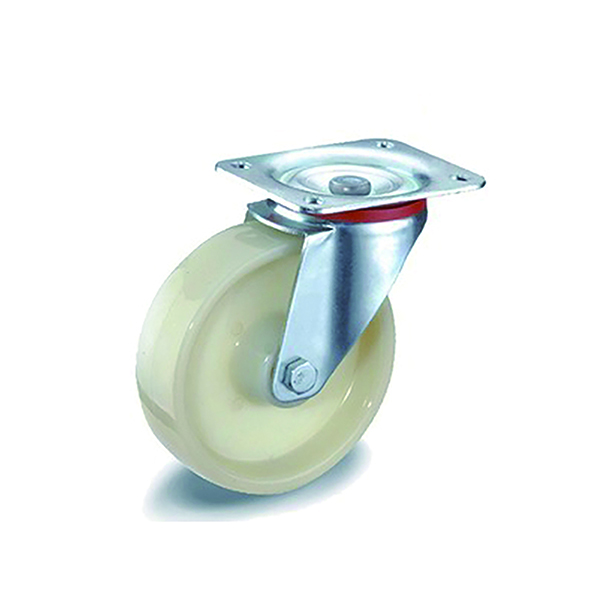 Industrial White PP Casters Wheel Swivel