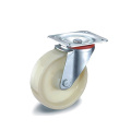 Industrial White PP Casters Wheel Swivel