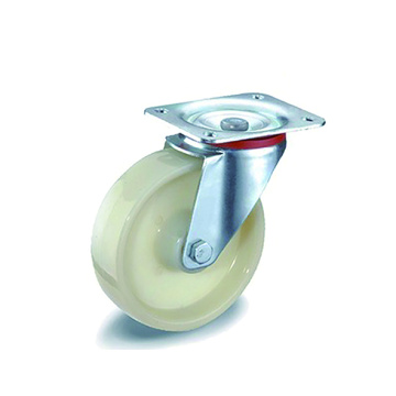 Industriella vita PP Casters hjulwivel