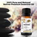 Aceite esencial de vetiver natural puro de alta calidad 100%