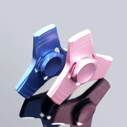 Decompression toys factory price finger gyro hand spinner metal spiral fidget fingertip gyro bearing toy