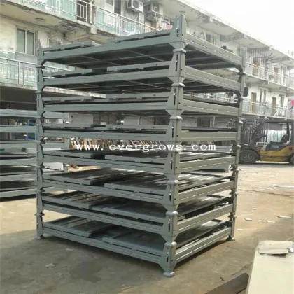 Hot sale durable folding welded post pallet stillage goods rack