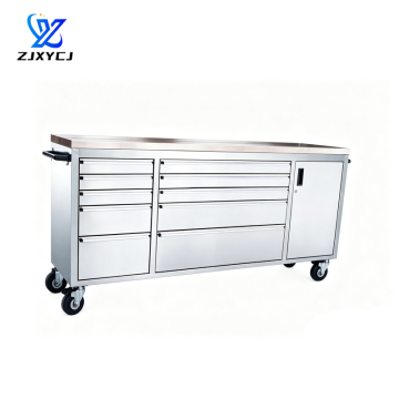 Stainless Steel Rolling Tool Cabinet