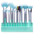 17 PCS Aqua Green Makeup Brush
