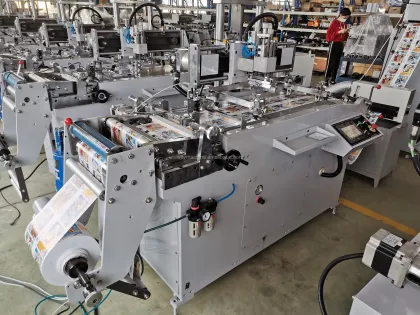 Roll to Roll Label Screen Printing Machine