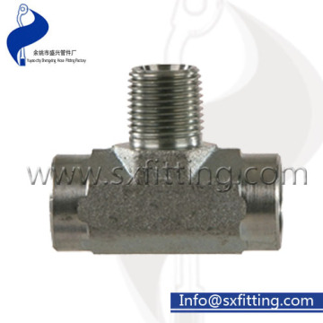 hydraulic NPTF Pipe Branch Tee Parker MMS