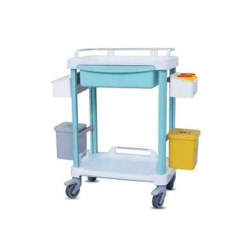 carrinho para tratamento médico com gaveta