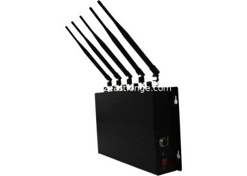 Est-505c 3g Remote Control Jammer 34dbm For Custom , 1 - 20m Jamming Range