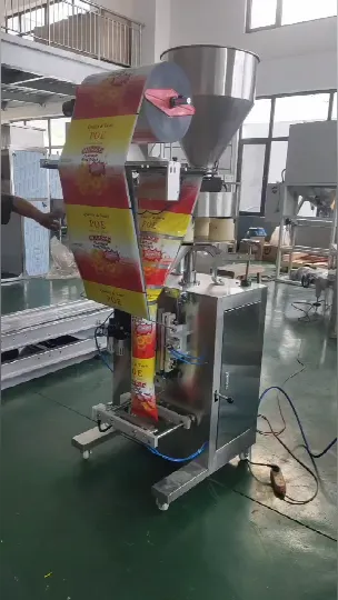 Automatic salt packaging machine for small pouch