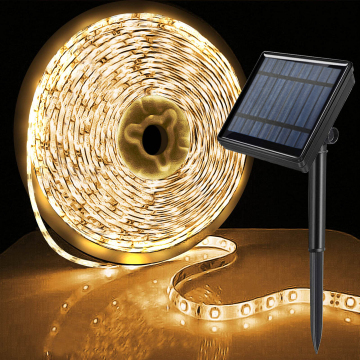 Solar Light Strip Kits 2835 Bright White 8 Mode Outdoor Garden Lights for Camping and Signs