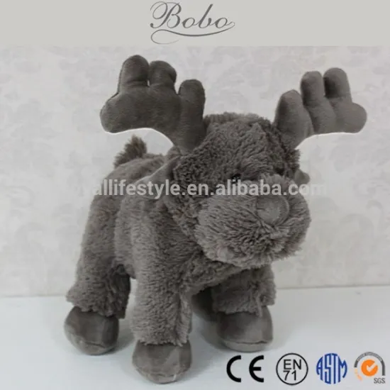 Plush Toy Standing Stuffed Reindeer for Kids