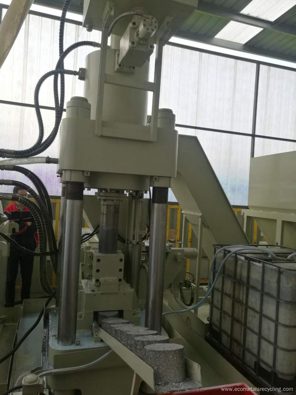 Automatic Aluminum Foil Chips Metal Briquetting Press