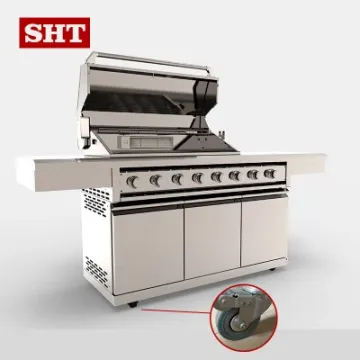 China Factory Garden Outdoor Barbecue Grill Island Gas BBQ Grills