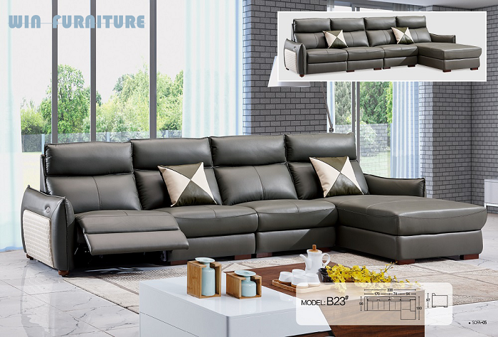 leather sofa