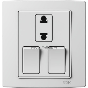 W30 series-10A 2G Switched 2-pin Universal Socket