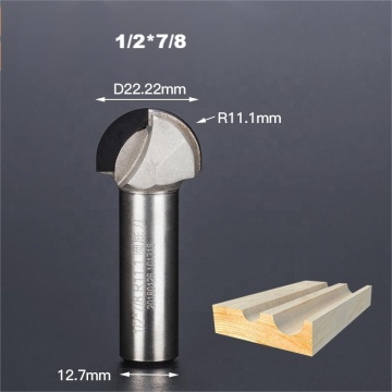180003 1/2 Profile PCD Round Cutter Woodworking Router Bits