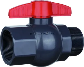 plastic PVC Male/Female ball valve
