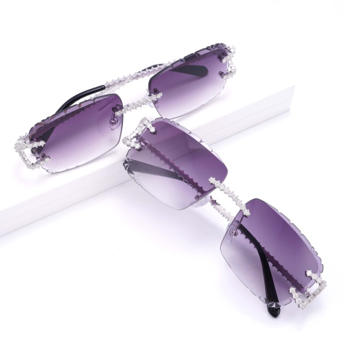 Moissanite Iced Out Custom Sunglasses