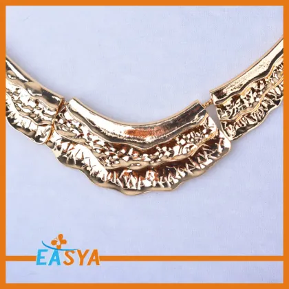 Gold Metal Chain Necklace Chunky Metal Necklace Normally Metal Necklace