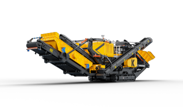 Tracked Cone Crusher with Return Screen