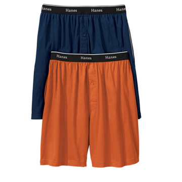 Hanes Men's Knit Shorts, 2-Pack