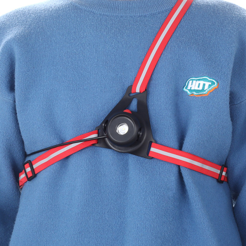 Aviso de segurança do peito recarregável ajustável