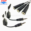 Custom molded DC Power Extension Cable