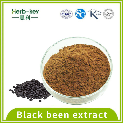 Black Bean Extract Contains 15% Polyphenols Black bean extract contains 15% polyphenols and anthocyanins Manufactory