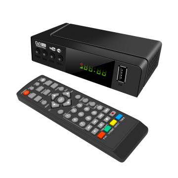 VHF 174-230 MHz & UHF 470-862 MHz FTA Terrestrial DVBT2 H.264 MPEG4 Decoder with USB WiFi Dongle for YouTube TV Tuning and FHD 1080P Support