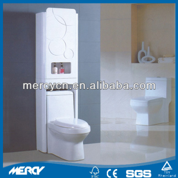 PVC Bathroom Cabinet On The Closestool White PVC Bathroom Cabinet On The Closestool