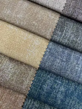 Premium Shimmering Gold Silver Holland Velvet Fabric