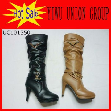 girls high heel PU boots