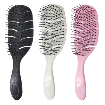 Logo Custom Moq Kecil Borong Basah/Hairbrush Keriting Kering