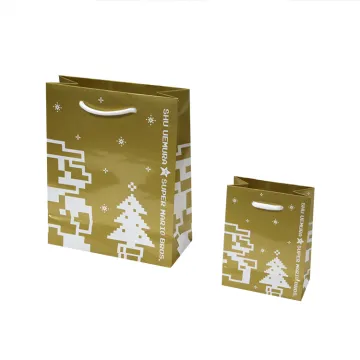 Present Shopping Packing Merry Christmas Paper Gift Bags