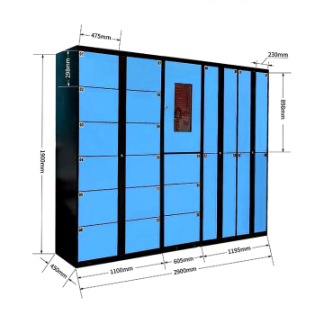 Outdoor Postal Service Intelligent Wash Wardrobe locker Laundry cabinet Smart parcel delivery locker