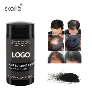 Private Label Organic Vegan Hair Fibre with Custom Logo: Wholesale Keratin Powder Spray Applicator