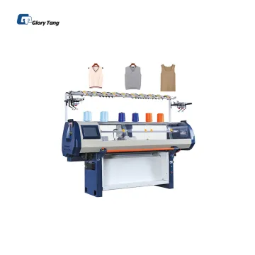 Advanced Computerized Flat Knitting Machine for Complex Knitwear Designs
