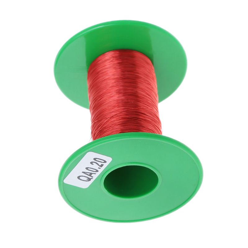 100m QA Polyurethane Enameled Copper Wire 0.2mm Welding Wires Coil Winding Electrical Equipment