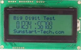 RS232 Character LCD module 20x4