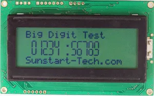 RS232 Character LCD module 20x4