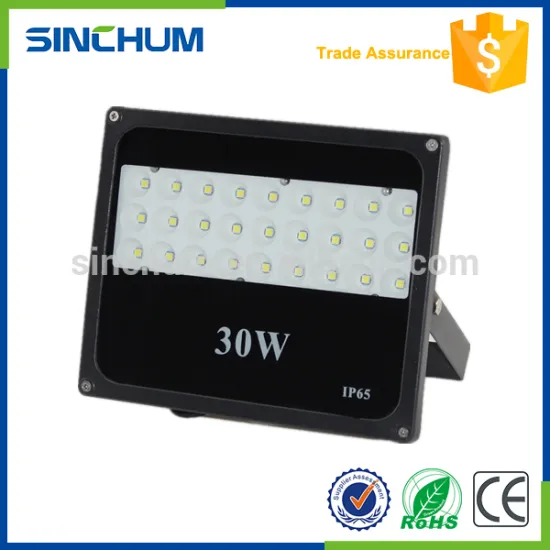 High lumens LG Chips 5050 SMD 30Watt LED Flood Light with lens